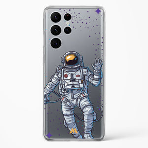 Greeting From Outer Space Crystal Clear Transparent Case-(Samsung)