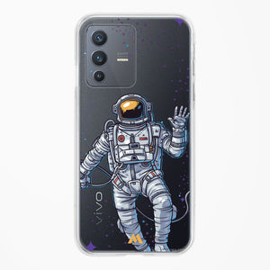 Greeting From Outer Space Crystal Clear Transparent Case-(Vivo)