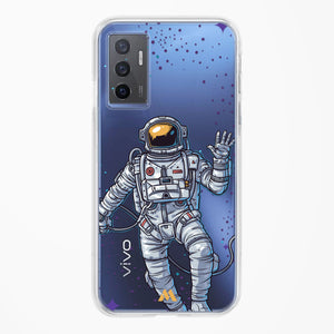 Greeting From Outer Space Crystal Clear Transparent Case-(Vivo)