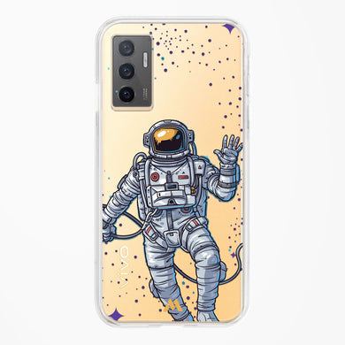 Greeting From Outer Space Crystal Clear Transparent Case (Vivo)