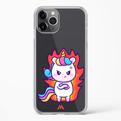 Grumpy Unicorn Crystal Clear Transparent Case (Apple)