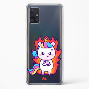 Grumpy Unicorn Crystal Clear Transparent Case-(Samsung)