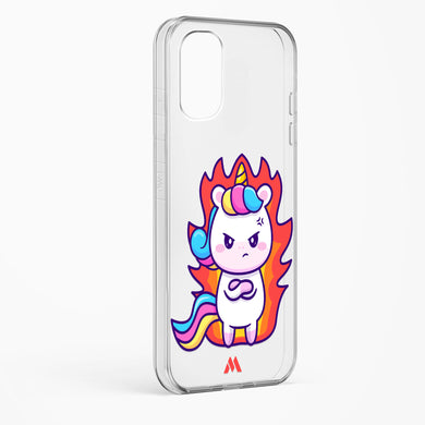 Grumpy Unicorn Crystal Clear Transparent Case-(Samsung)