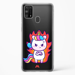 Grumpy Unicorn Crystal Clear Transparent Case-(Samsung)
