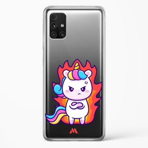Grumpy Unicorn Crystal Clear Transparent Case-(Samsung)