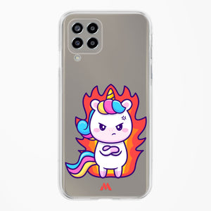 Grumpy Unicorn Crystal Clear Transparent Case-(Samsung)