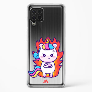 Grumpy Unicorn Crystal Clear Transparent Case-(Samsung)