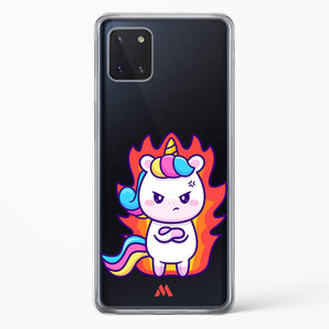 Grumpy Unicorn Crystal Clear Transparent Case-(Samsung)
