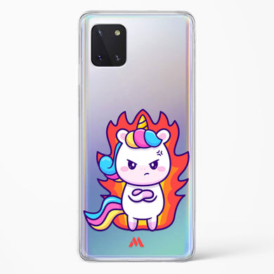 Grumpy Unicorn Crystal Clear Transparent Case (Samsung)