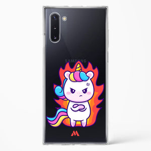 Grumpy Unicorn Crystal Clear Transparent Case-(Samsung)