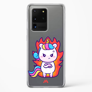 Grumpy Unicorn Crystal Clear Transparent Case (Samsung)