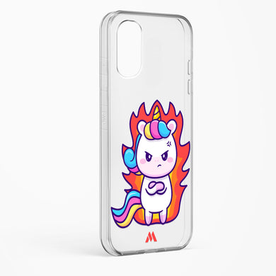 Grumpy Unicorn Crystal Clear Transparent Case-(Samsung)