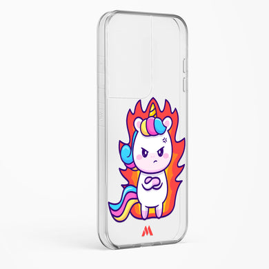 Grumpy Unicorn Crystal Clear Transparent Case-(Samsung)