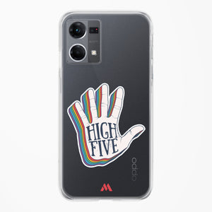 High Five Crystal Clear Transparent Case-(Oppo)
