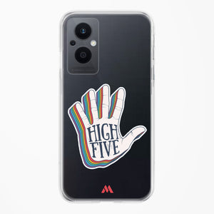 High Five Crystal Clear Transparent Case-(Oppo)