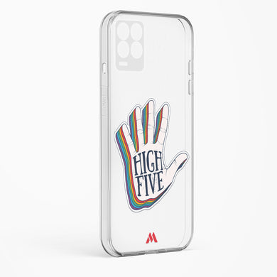 High Five Crystal Clear Transparent Case-(Realme)