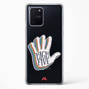 High Five Crystal Clear Transparent Case-(Samsung)