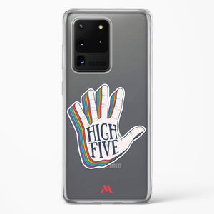 High Five Crystal Clear Transparent Case-(Samsung)