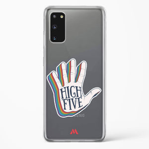 High Five Crystal Clear Transparent Case-(Samsung)