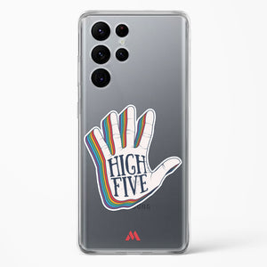 High Five Crystal Clear Transparent Case-(Samsung)
