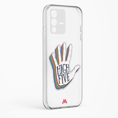 High Five Crystal Clear Transparent Case-(Vivo)