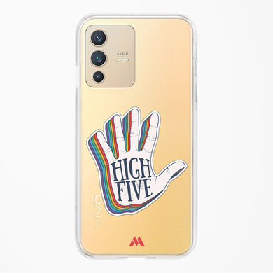 High Five Crystal Clear Transparent Case-(Vivo)