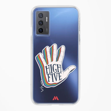 High Five Crystal Clear Transparent Case-(Vivo)