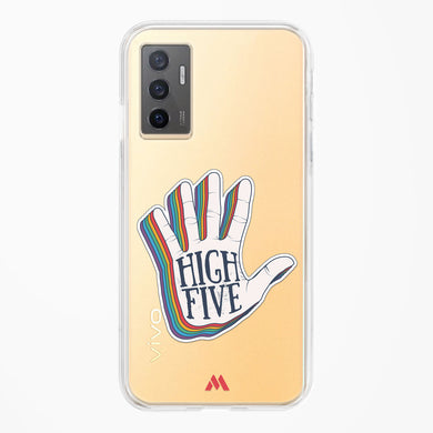 High Five Crystal Clear Transparent Case-(Vivo)