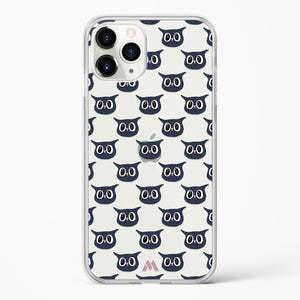 Owl Right Crystal Clear Transparent Case-(Apple)