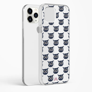 Owl Right Crystal Clear Transparent Case-(Apple)