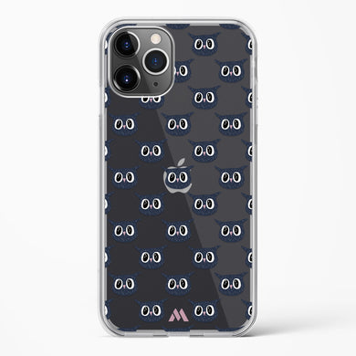 Owl Right Crystal Clear Transparent Case-(Apple)
