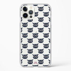 Owl Right Crystal Clear Transparent Case-(Apple)