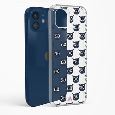Owl Right Crystal Clear Transparent Case-(Apple)