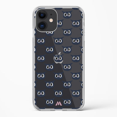 Owl Right Crystal Clear Transparent Case-(Apple)