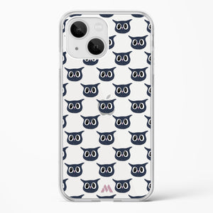 Owl Right Crystal Clear Transparent Case-(Apple)