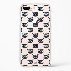 Owl Right Crystal Clear Transparent Case-(Apple)