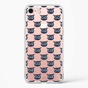 Owl Right Crystal Clear Transparent Case-(Apple)