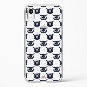 Owl Right Crystal Clear Transparent Case-(Apple)