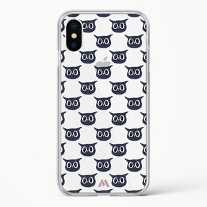 Owl Right Crystal Clear Transparent Case-(Apple)
