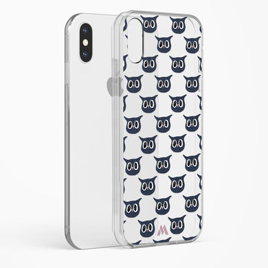 Owl Right Crystal Clear Transparent Case-(Apple)