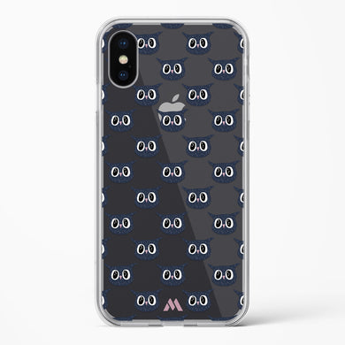 Owl Right Crystal Clear Transparent Case-(Apple)