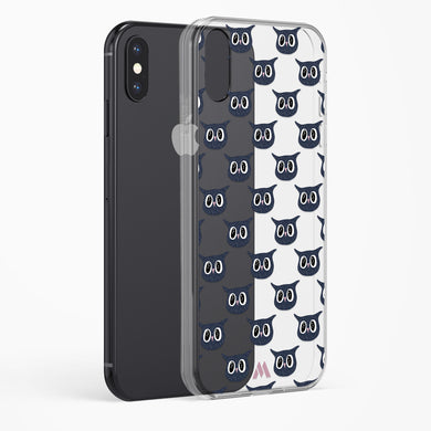 Owl Right Crystal Clear Transparent Case-(Apple)