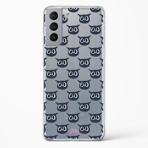 Owl Right Crystal Clear Transparent Case-(Samsung)
