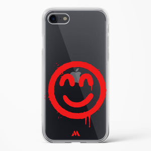 Painted Smiley Crystal Clear Transparent Case (Apple)