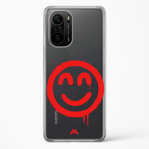 Painted Smiley Crystal Clear Transparent Case-(Xiaomi)
