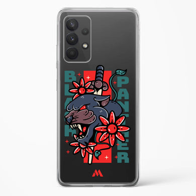 Panther Lily Crystal Clear Transparent Case-(Samsung)