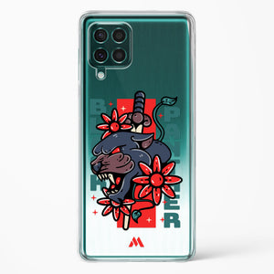 Panther Lily Crystal Clear Transparent Case-(Samsung)