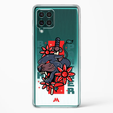 Panther Lily Crystal Clear Transparent Case-(Samsung)