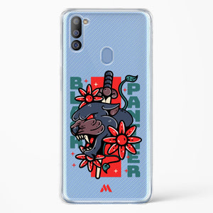 Panther Lily Crystal Clear Transparent Case-(Samsung)