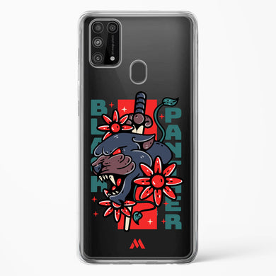 Panther Lily Crystal Clear Transparent Case-(Samsung)